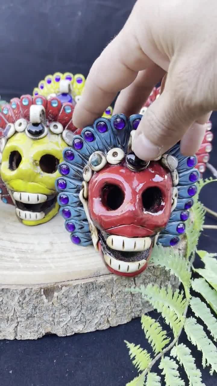 死の笛、メキシコのアステカの死の笛、死の笛、アステカの戦士の死の笛