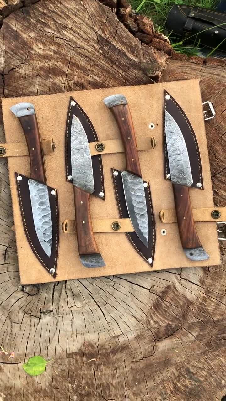 Gifts for Christmas - Steak Knife Set in Wooden Box - Unique Present in  Gift Box - Gift Idea for Men Women Dad Mom Aunt Uncle Family for Xmas –  Wooden