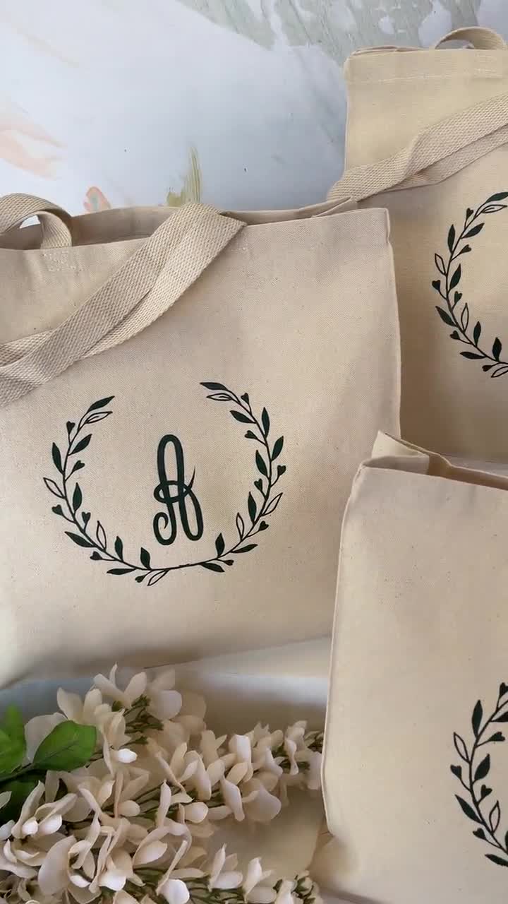 Personalized Canvas Tote Bags- LaLa Confetti