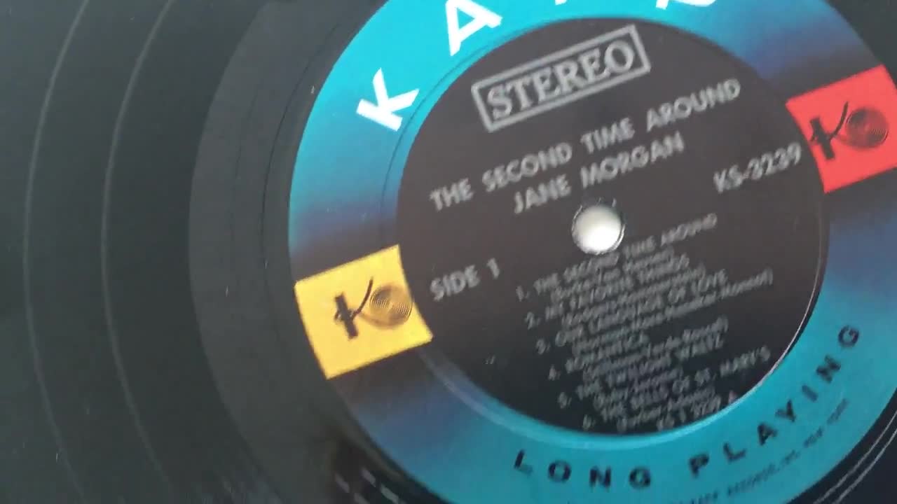 Jane Morgan - the Second Time Around LP Vinyl Record Album, Kapp