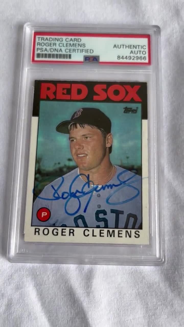 Reduced Price - Roger Clemens 1986 Topps PSA Authenticated