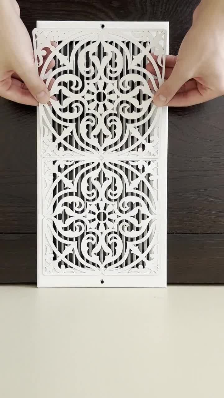 Greeting Card Holder with a Vent Register from Habitat ReStore