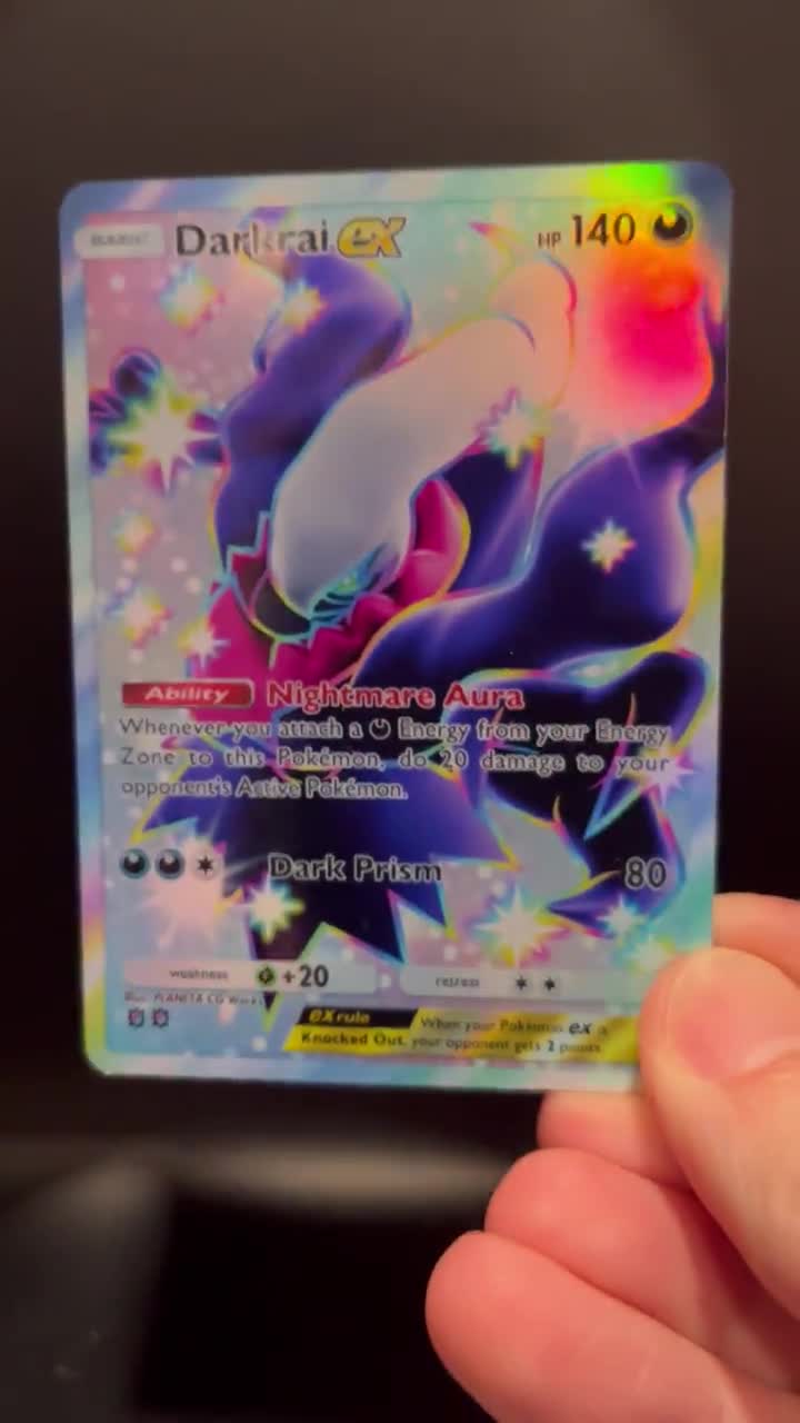 Shiny Darkrai ex - Holo Fan Card Pokmon TCG Pocket Art | Deluxe ex (A4b)