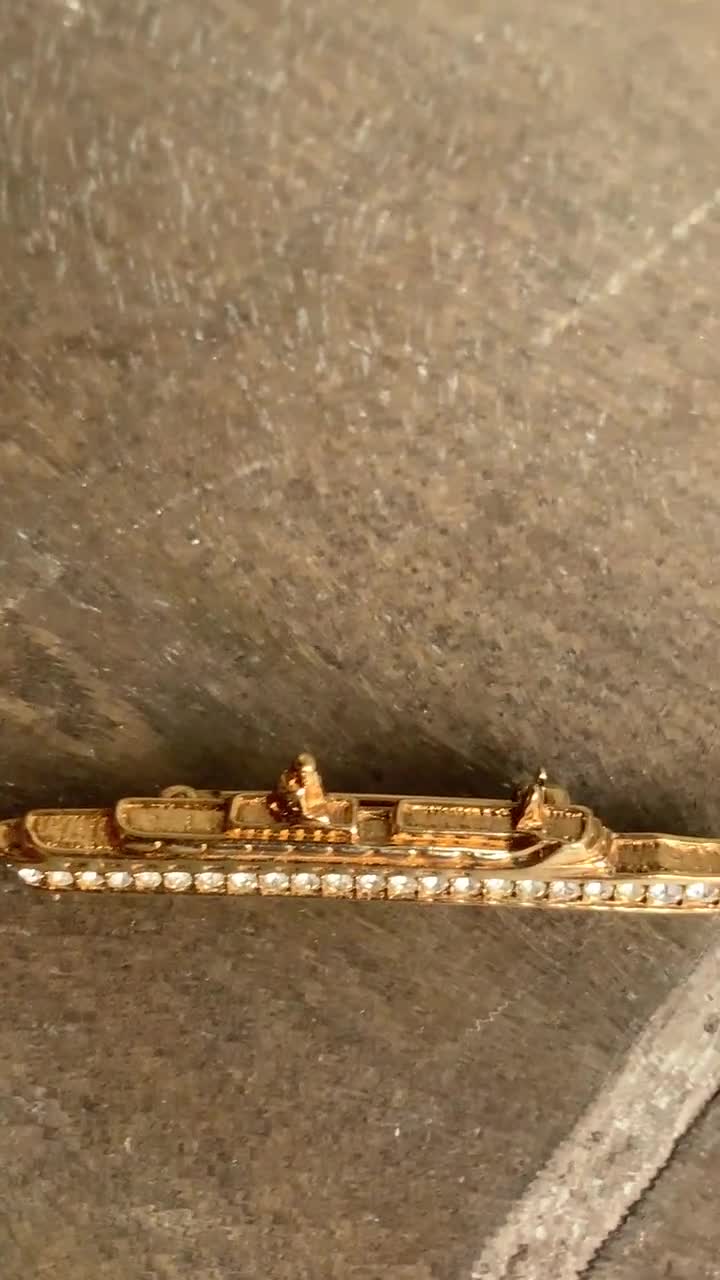 A&S Attwood Sawyer Bird Vintage Brooch Estate Jewelry Pre