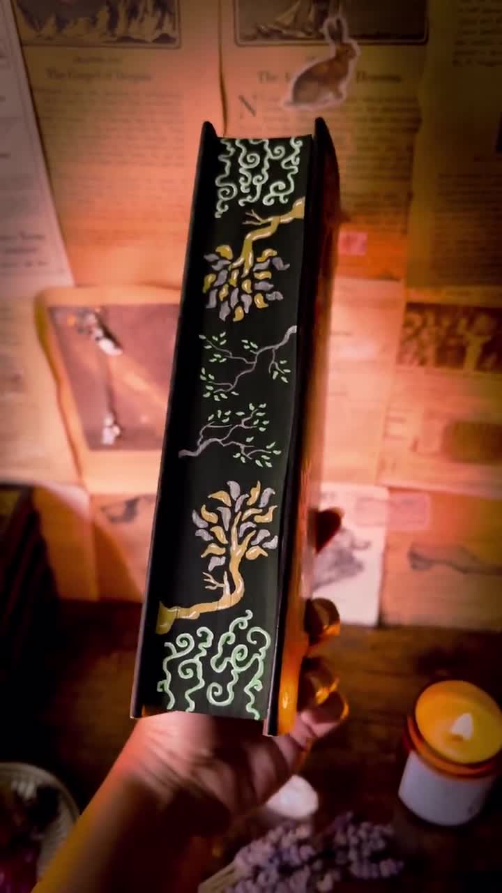 Signed: AFTER THE FOREST Hand-painted Edges Kell Woods Fantasy Books  Hardback Books Sprayed Book Edges Special Edition 