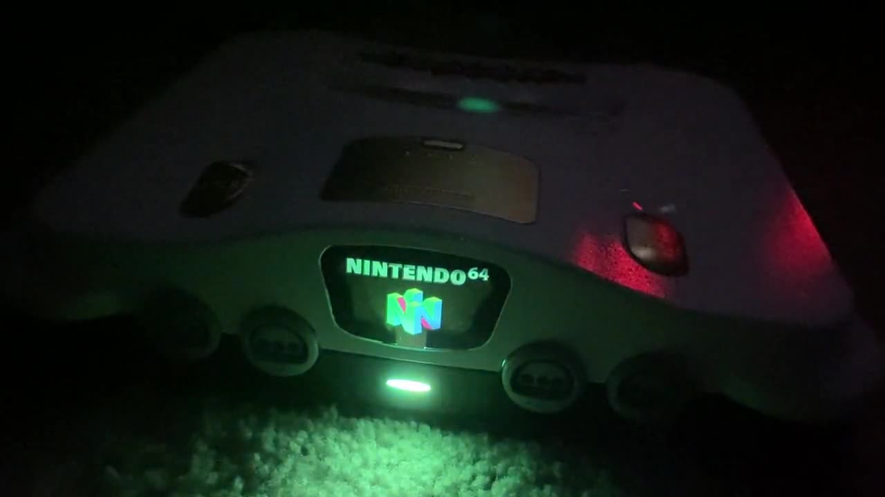 CUSTOM MODDED Nintendo 64 N64 Console Super Mario 64 Themed Backlit RGB  Logo 