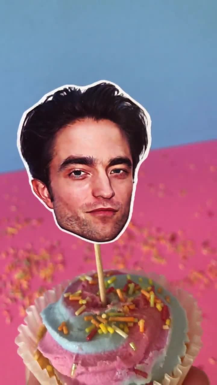 ROBERT PATTINSON Cupcake Toppers Birthday Cupcake Toppers - Etsy