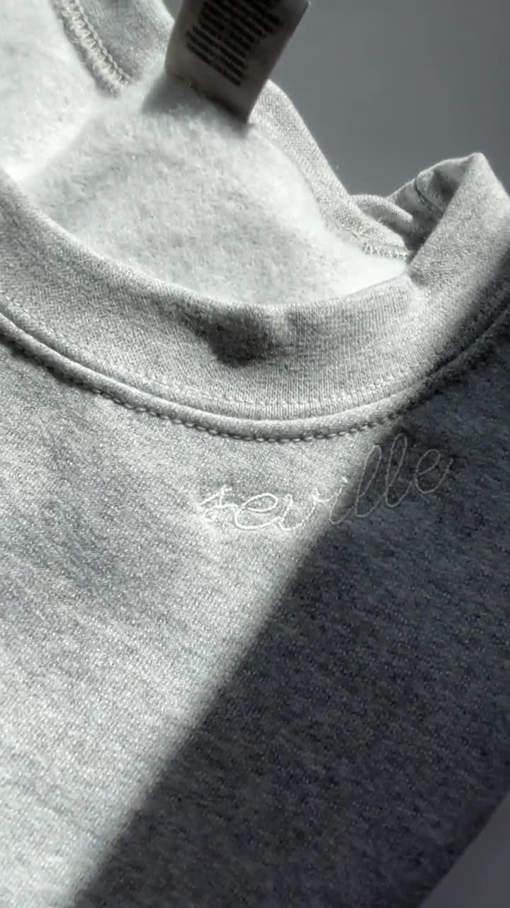 Northwoods & Moose Monogram Embroidery Embroidered Sweatshirt, Zazzle