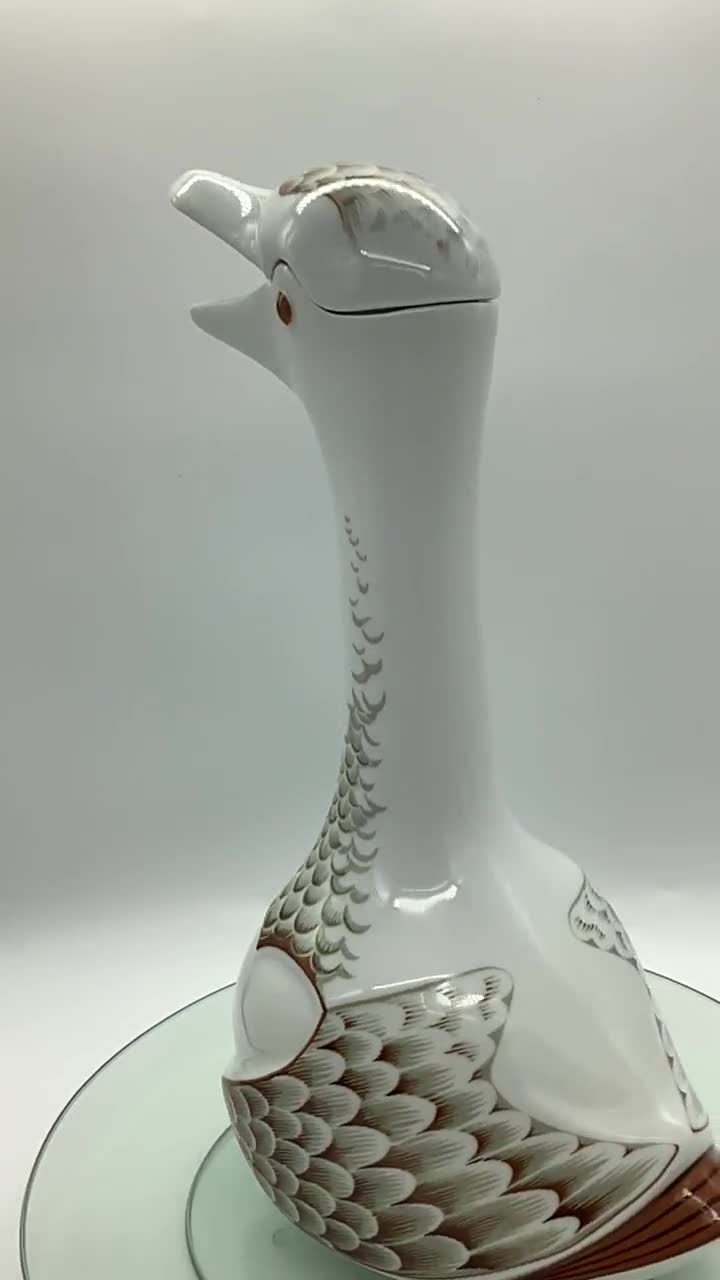 Chabot Armagnac - Haviland Limoges France Fine Porcelain Duck Decanter  Limited Edition No. x.775 Fine Barware Fine Dinning