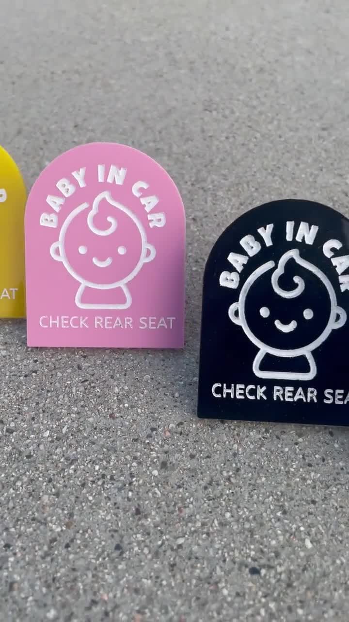 Baby Car Reminder KID !N CAR - Baby In Car Reminder For Infant Car Safety,  Tech Free, Neon Slap Band Reminds Parents Of Child In Car Car Baby Monitor, image size:720x1280