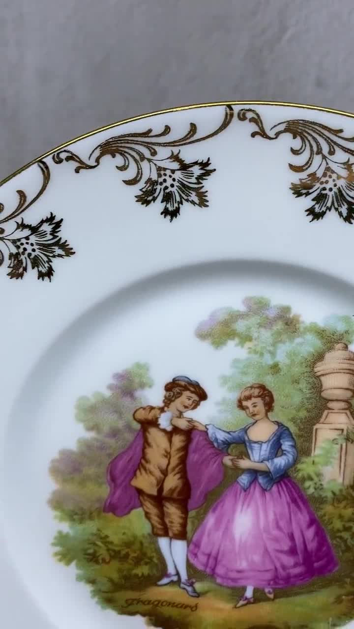 Limoges Castel France Fragonard Porcelain Wall Plate - Etsy