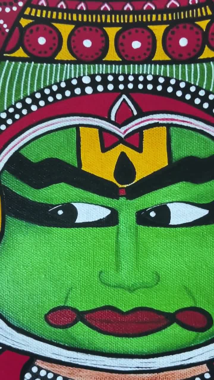 Art Prints Prakash K Payyannur Kathakali Face Buy Painting India Innu Art  Gallery
