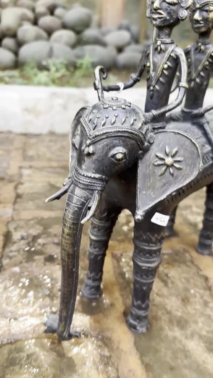 装飾用ブロンズ象の彫刻 | 象の置物 | 手作り象の彫刻 | 家庭および