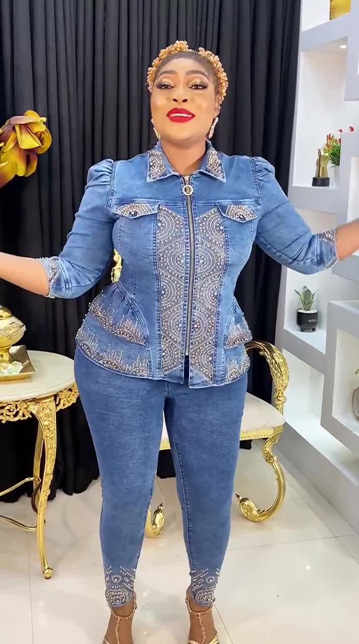 Diamonds Denim And Pearls Attire Dress Code Dinner Denim Diamond Dress  Diamonds And Denim Party Outfit Matching Piece, Embellished