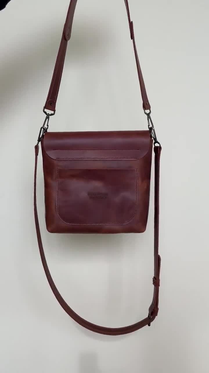 Bally Tuston Leather Crossbody Bag in Brown for Men