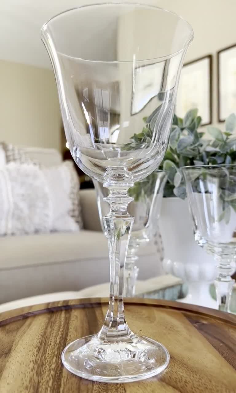 Scott-zwiesel Crystal Set of 4 Water Goblets / Large Wine 