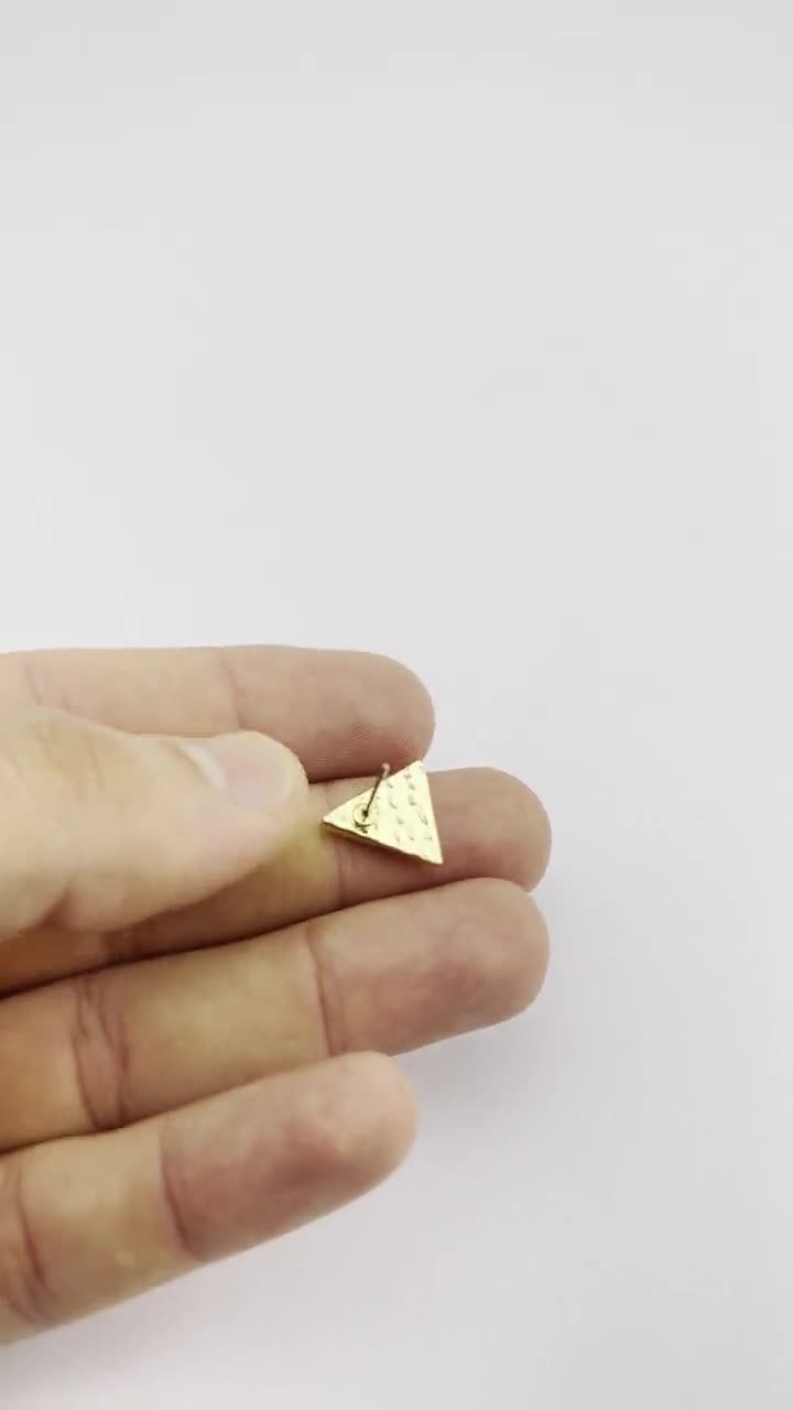 Orecchini con perline a forma di triangolo - Gioielli - Orecchini