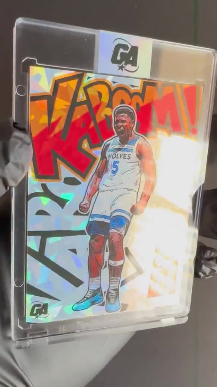 Anthony Edwards Custom Made Kaboom Style Trading Card | Minnesota