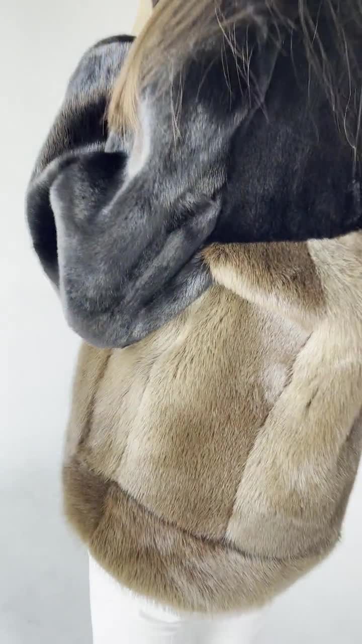 高品質！ カナダカワウソの毛皮　１点もの 高品質！ カナダカワウソの毛皮 1点もの