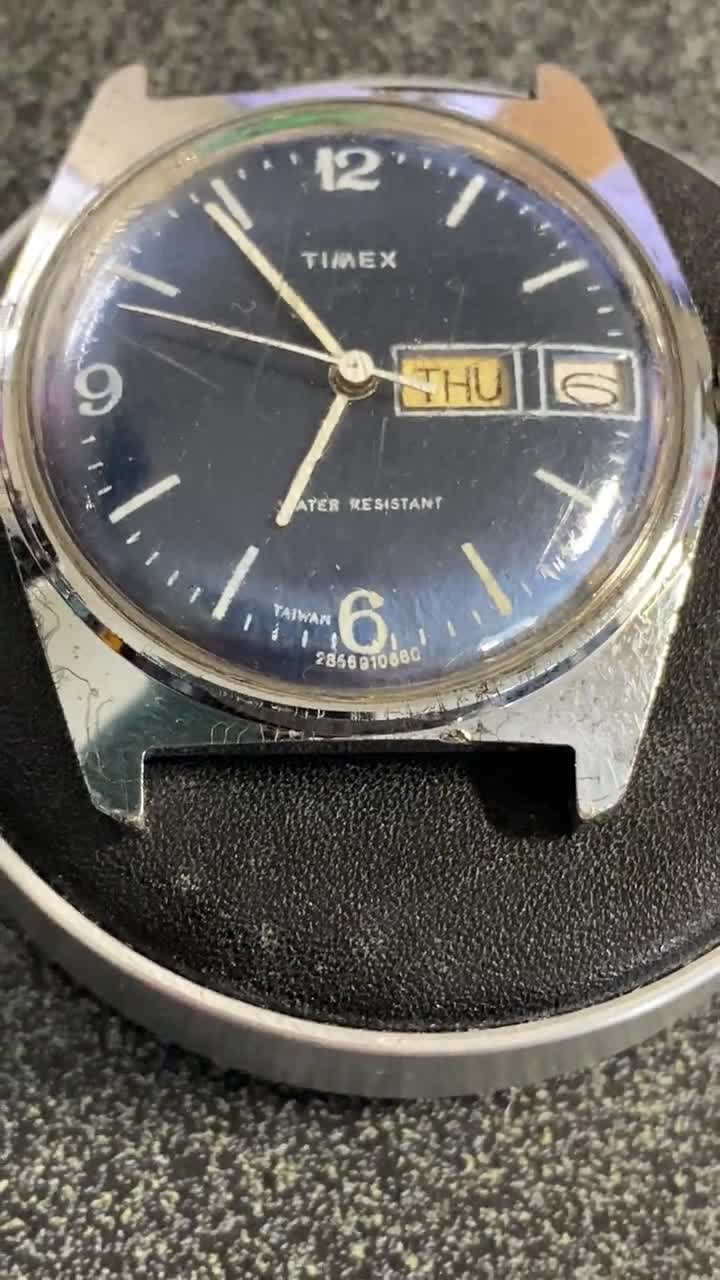 Reloj Timex Antiguo Francés De Colección Años 80