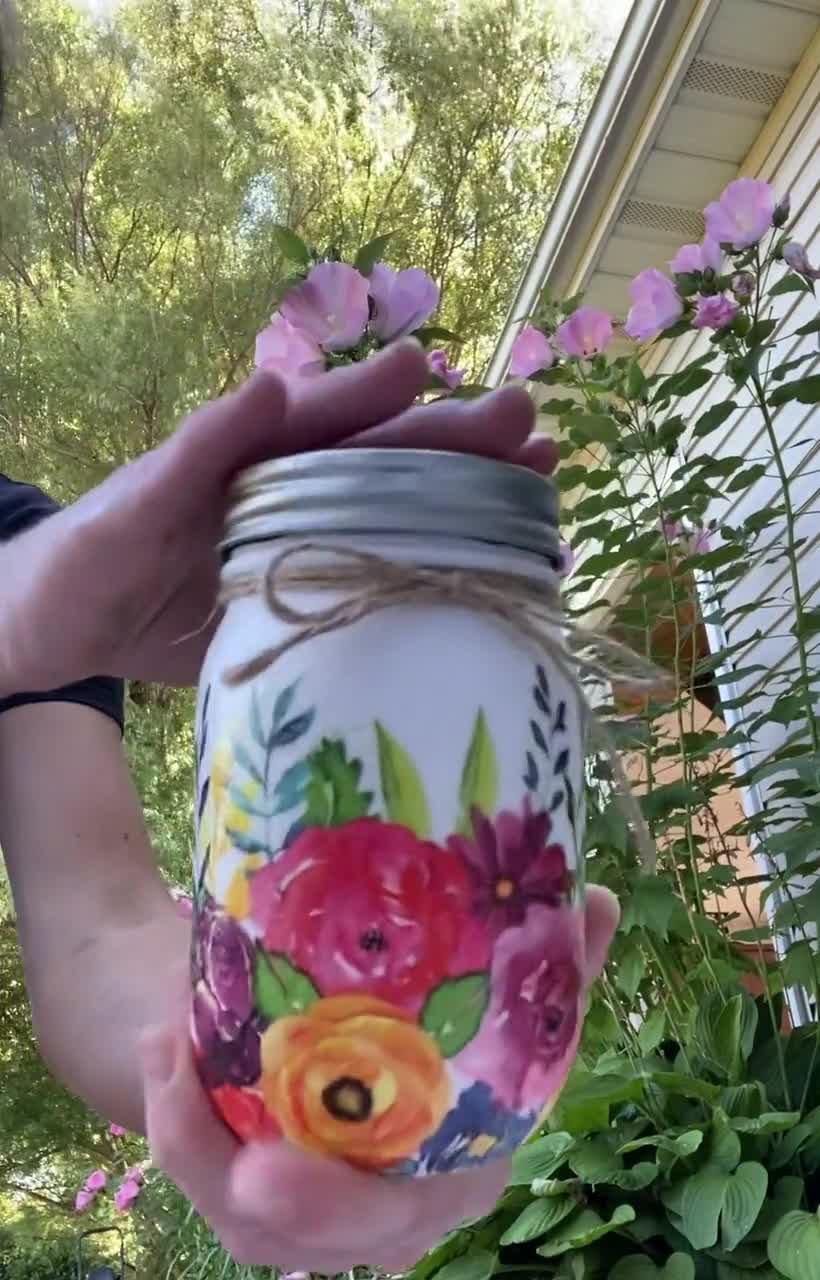DIY Mason Jar Glass Paint Kit – Beija-Flora