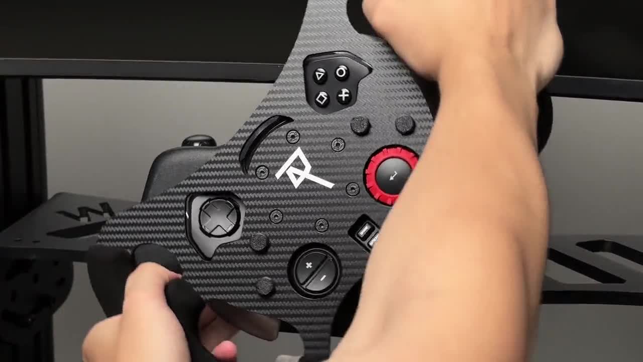 GT3 F1 Style Wheel Mod for Logitech G29/G920/G923, Carbon Edition