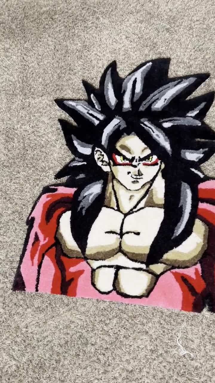 Goku Super Saiyan 4 Art Board Print for Sale by jixelpatterns