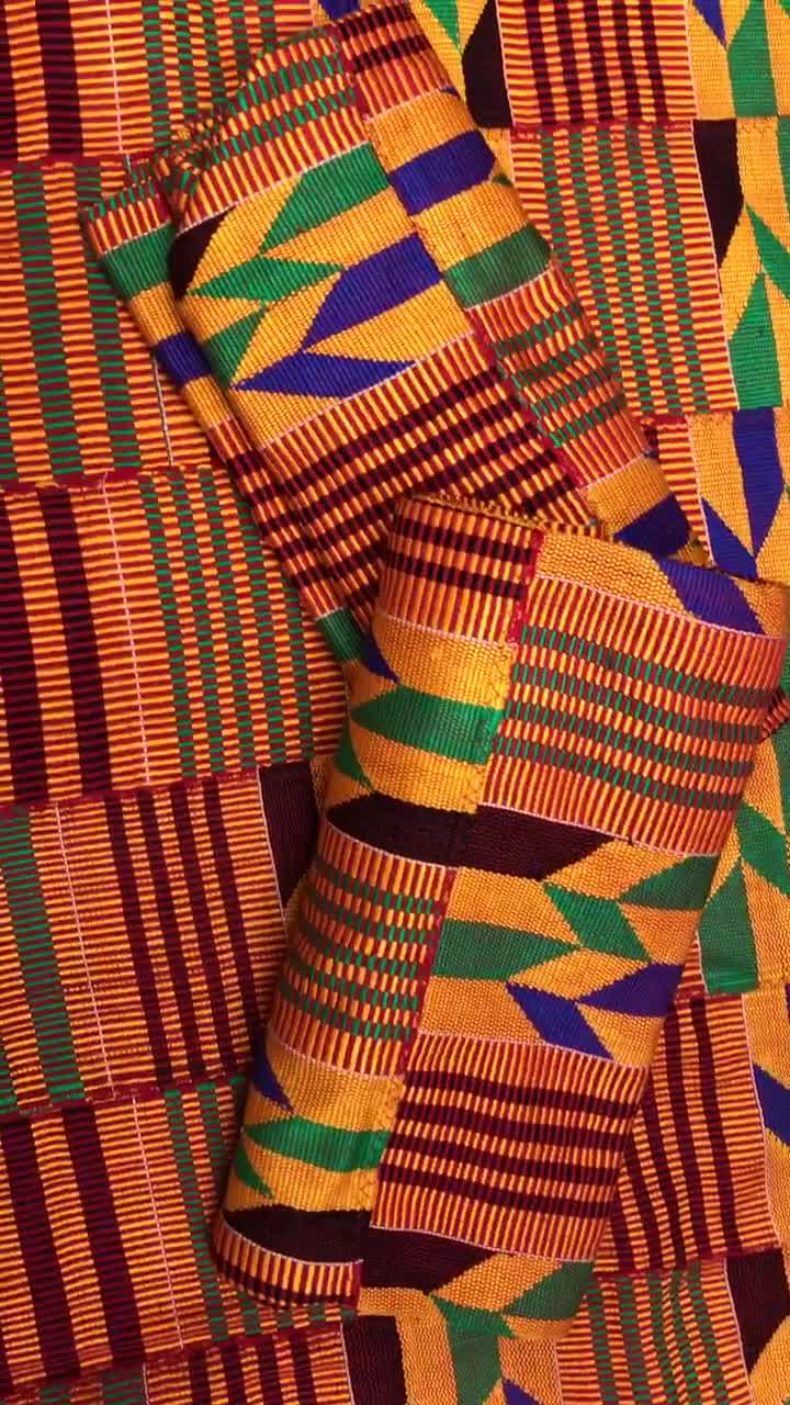 African Ashanti Kente Cloth #11641 — The Bead Chest