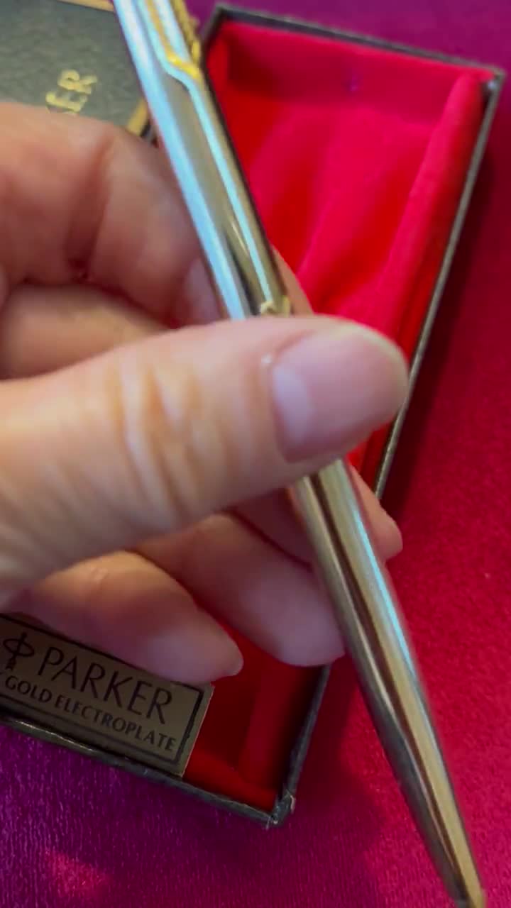 Vintage Parker 22K Gold Electroplate Mechanical Pencil With Box - Etsy