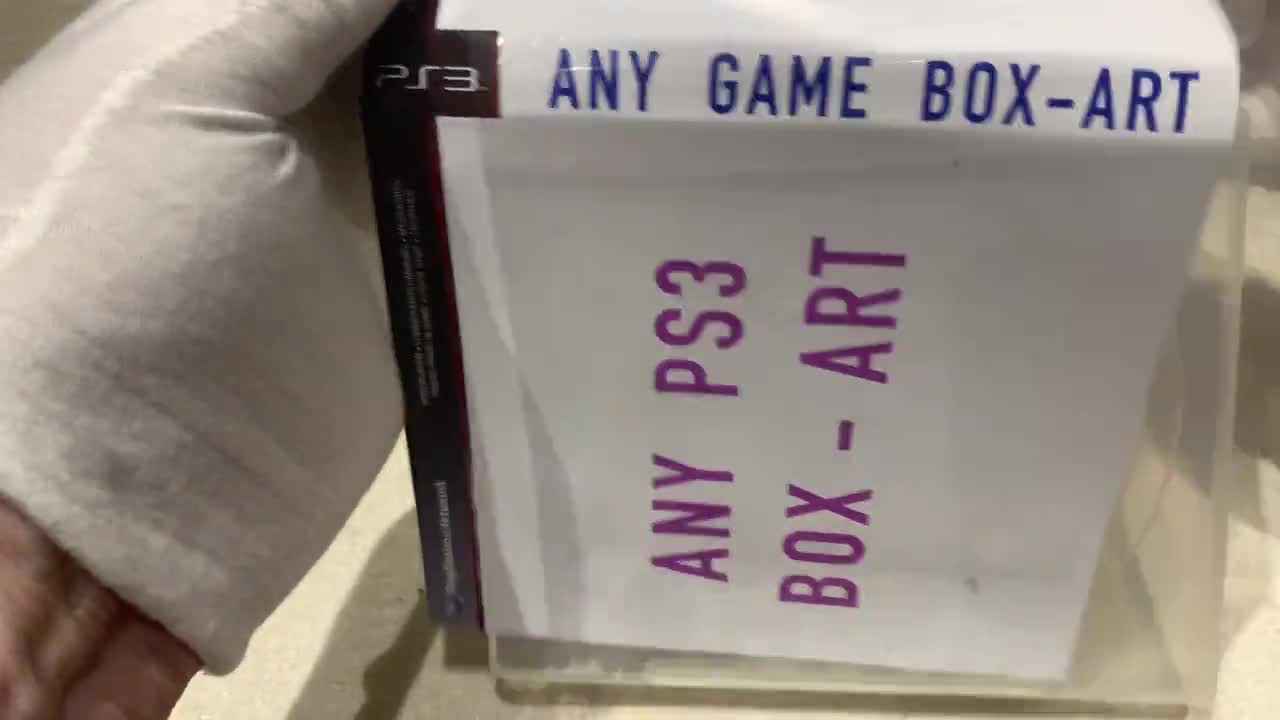 PS3 Game Boxart Replacement - Glossy Cover Insert Print for Your