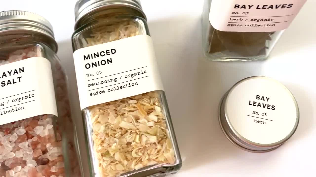 Spice Jar Labels – LeeMo Designs