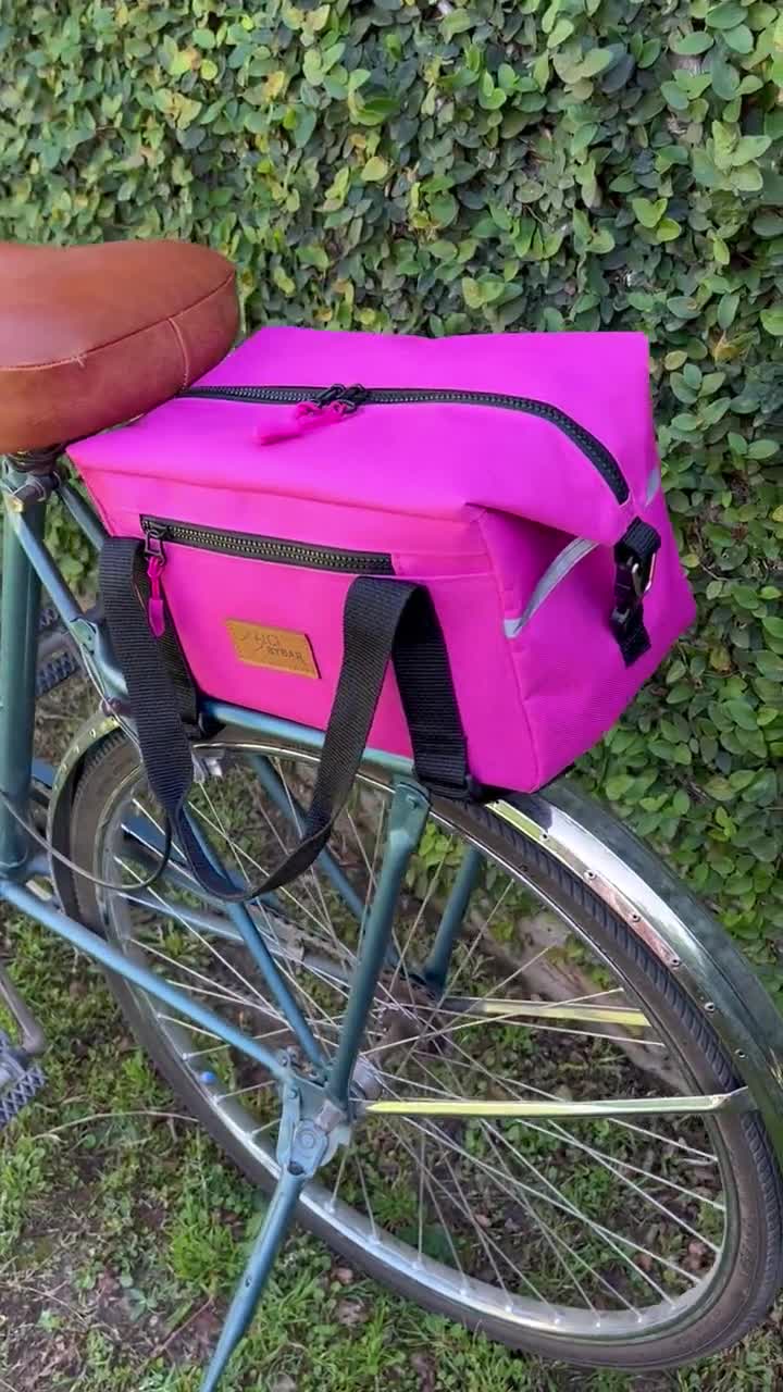 アクセサリー LOOK BIKE TRAVEL BAG Magui Pink Trunk Bag- Waterproof Bicycle Pink Bag - Etsy