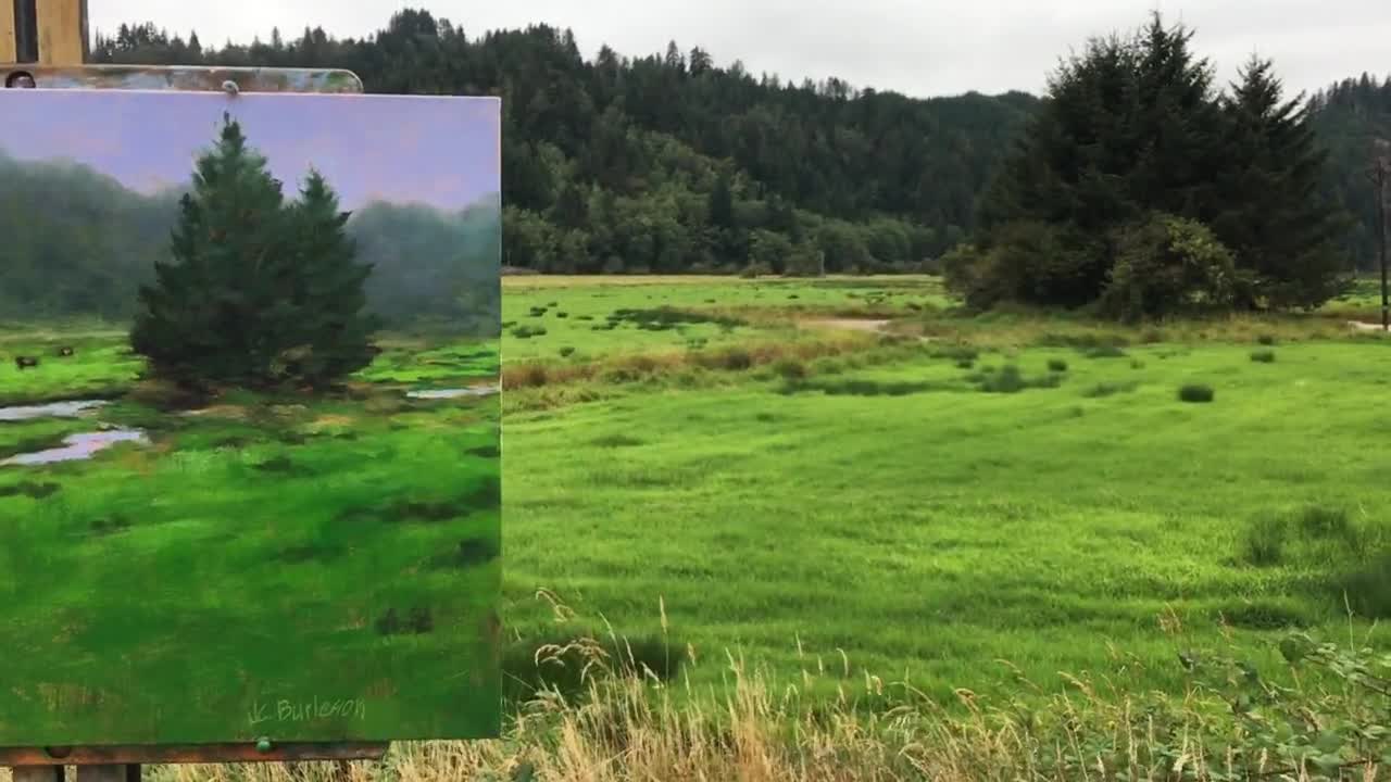 Original Oil Painting: Dean's Creek Oregon Landscape, 12x16 - Etsy