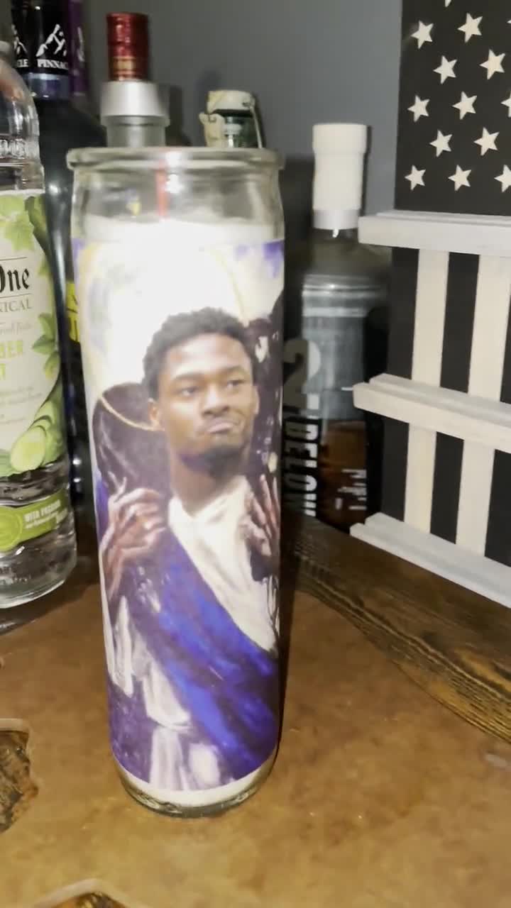 Buffalo Bills Prayer Candle – Stefon Diggs - Lower Mountain Craftery