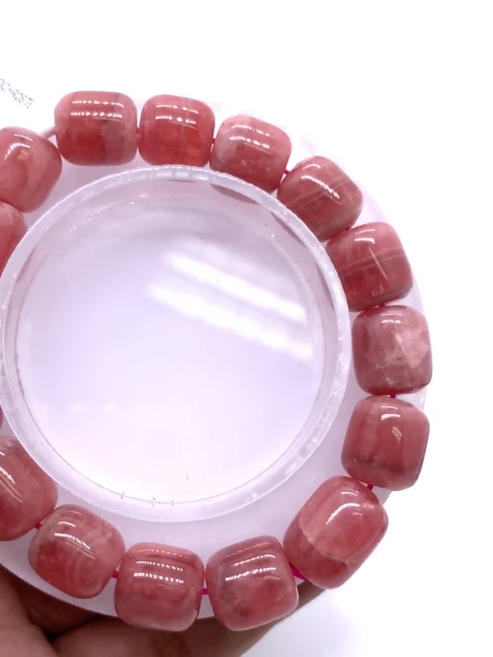 ロードクロサイトナゲットブレスレット - 11-11.5x11.5-15 mm サイズ
