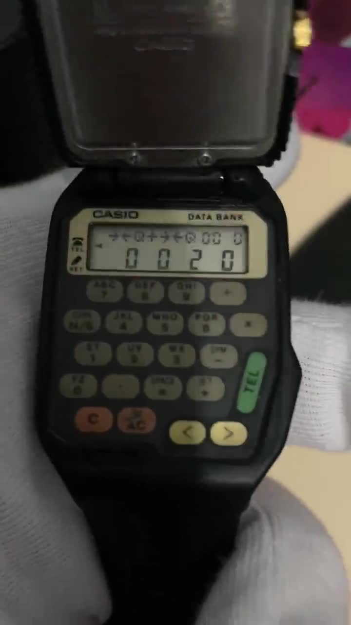 Black Dial Vintage Casio Flip Top FTP-30 / Module 761 /mens