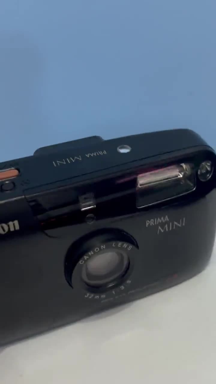 Vintage Canon Prima Mini Date, 35mm, Canon Film Camera, Prima