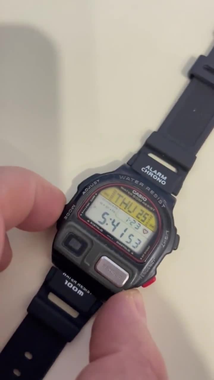 Vintage Casio BP-100 Blood Pressure Monitor Made in Japan 1990s