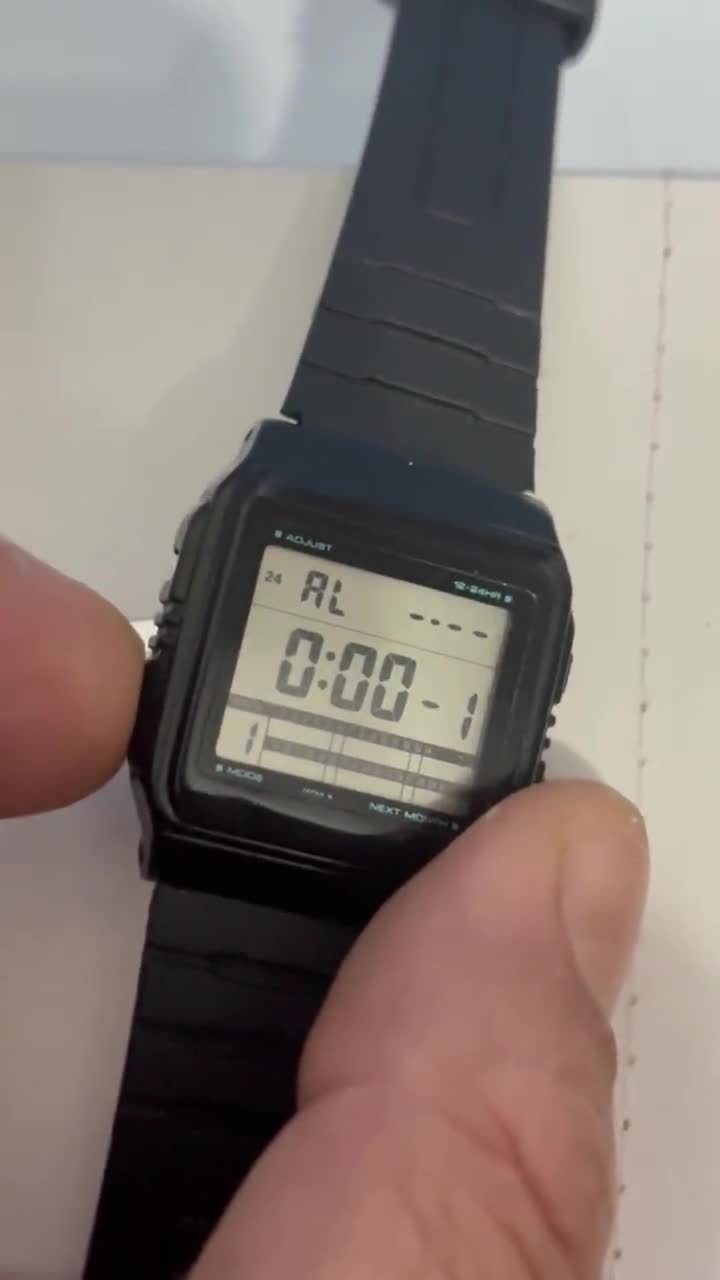 超希少 1980年代 カシオ CALENDAR MEMO W-49 ヴィンテージ ULTRA RARE Vintage Casio W-49 Calendar Memo Men's 1980s Mod: 551