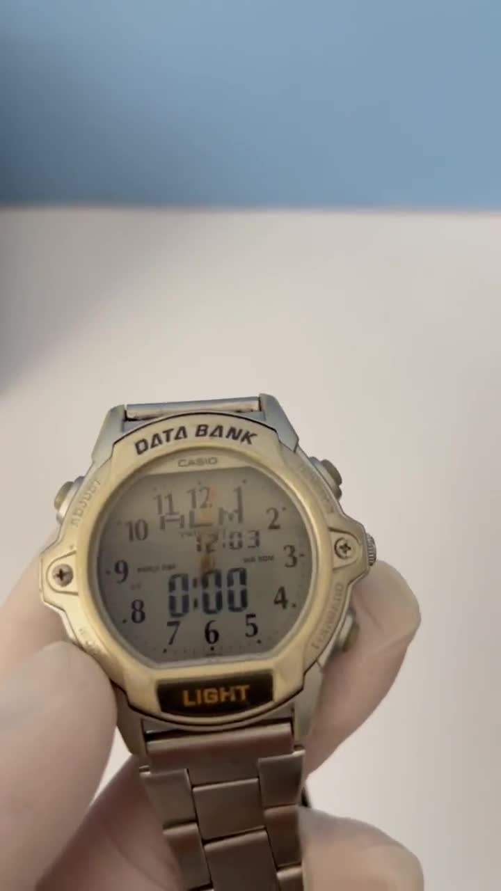 未使用 Casio Abx-24 ヴィンテージモジュール 2359 Twincept/ アナデジ