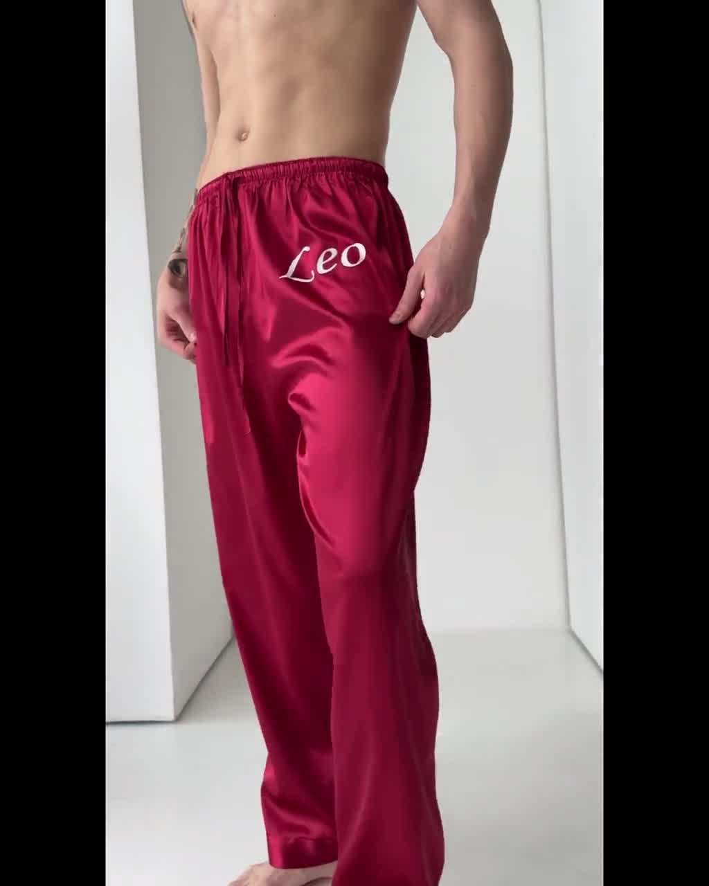 Men's Satin Pajama Set Short Sleeves + Pants – Sunny Boutique Miami