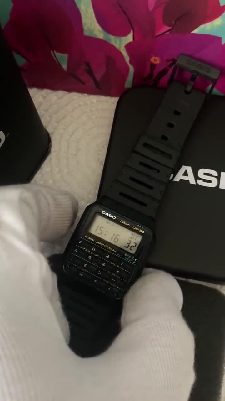 Rare Beautiful Casio CA-50 Calculator Watch Module 437