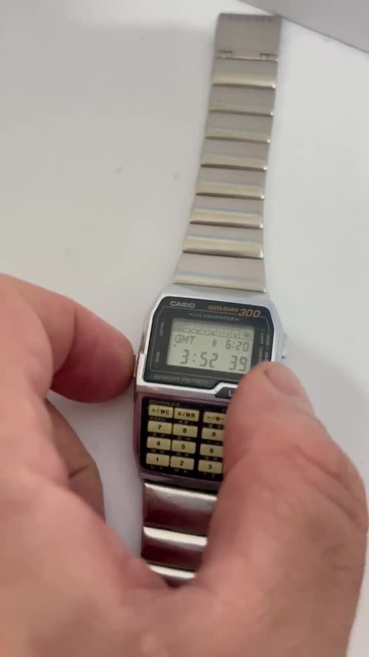 Casio DBC-3000 Watch, Collectible Watch, Analogue, Casio, Smart