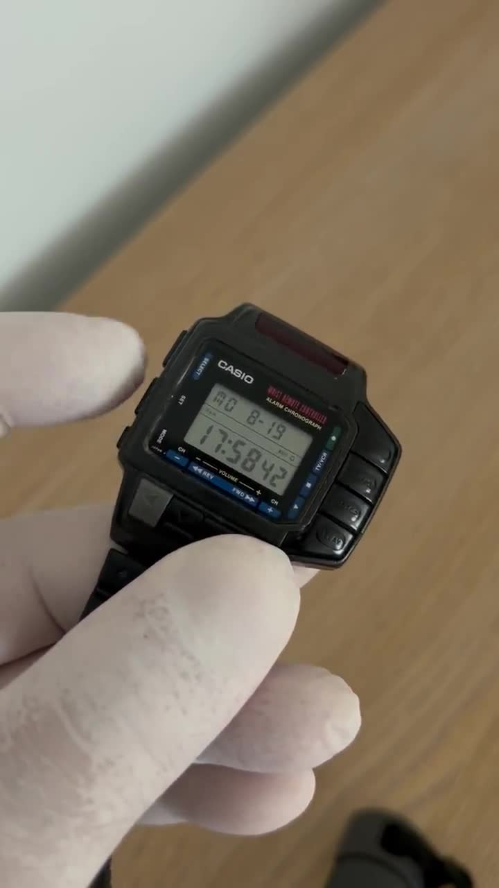 Vintage Casio CMD-10 Watch: Wrist Remote Controller, Module 1138
