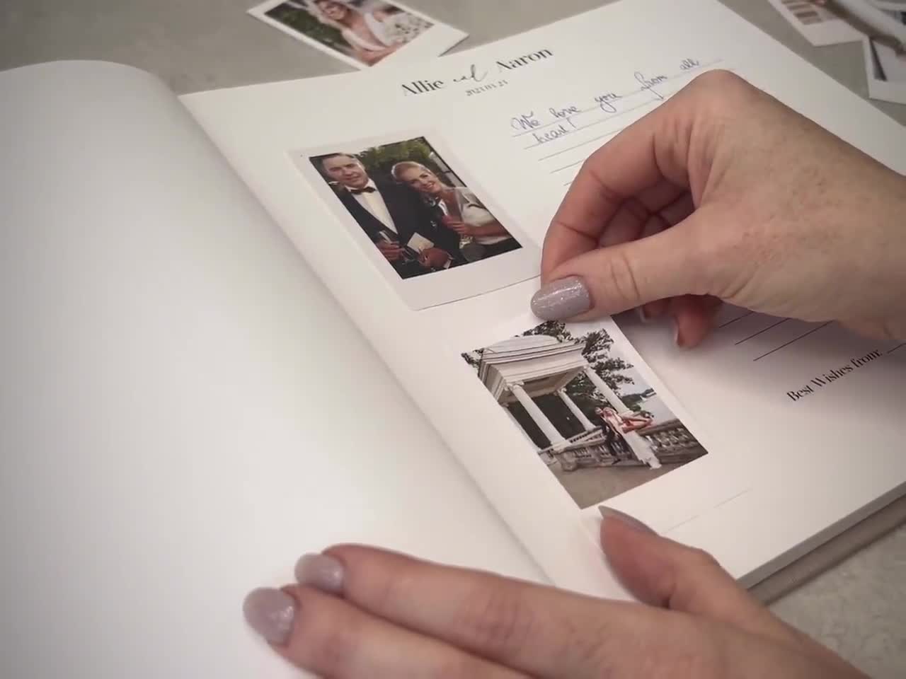 Personalised Modern Travel Photo Album With Self-adhesive Pages, Scrapbook  Photo Album, Large Wedding Album, Family Photo Album 