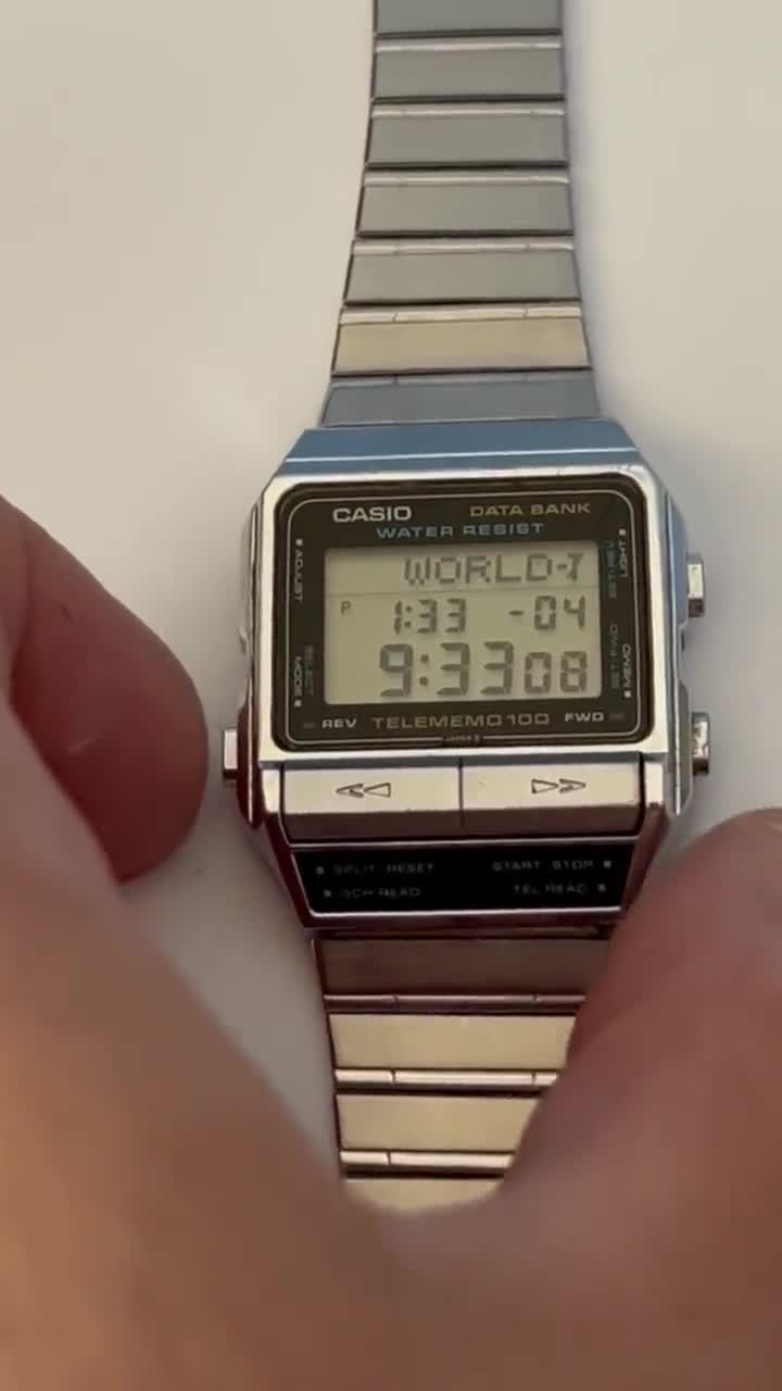 【CASIO】DB-2010 DATABANK ヴィンテージ Vintage Casio DB-310 Digital Data Bank Men's korean Watch | eBay