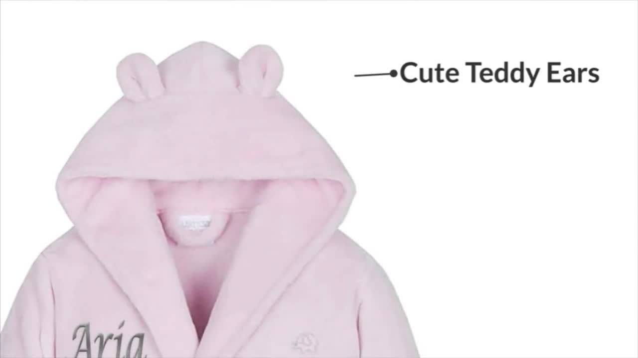 personalised baby dressing gown with cute ears reviews Mint Green Baby Dressing Gown 'Cute Ears'- Personalised Baby Gifts