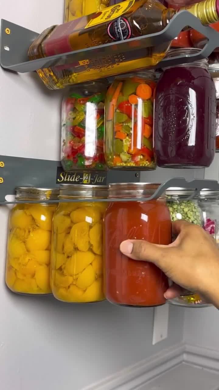 Mason jar storage, Jar storage, Canning jar storage