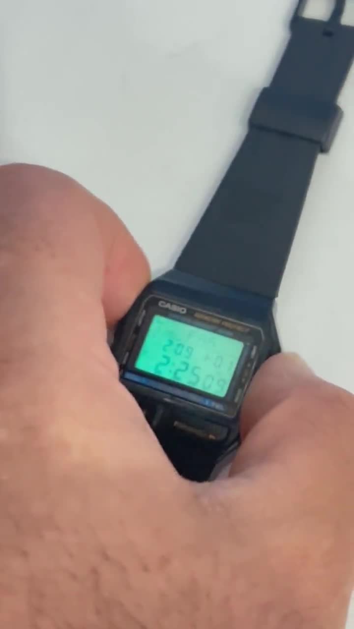 希少なヴィンテージ カシオ データバンク DB-150 / 日本製 / 非常に