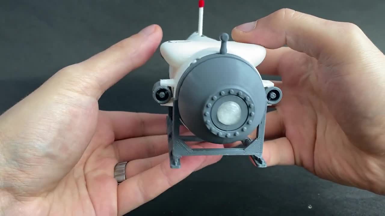 オーシャンゲート・タイタン潜水艇 - レプリカ。精巧に作られた3D